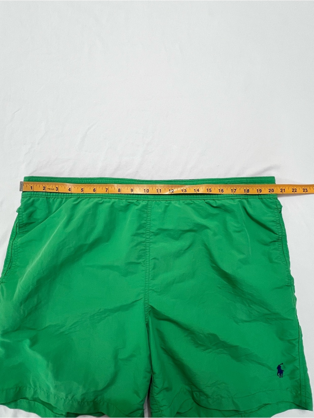 Polo by Ralph Lauren Green Swim Trunks Preppy Size XL - Picture 3 of 15
